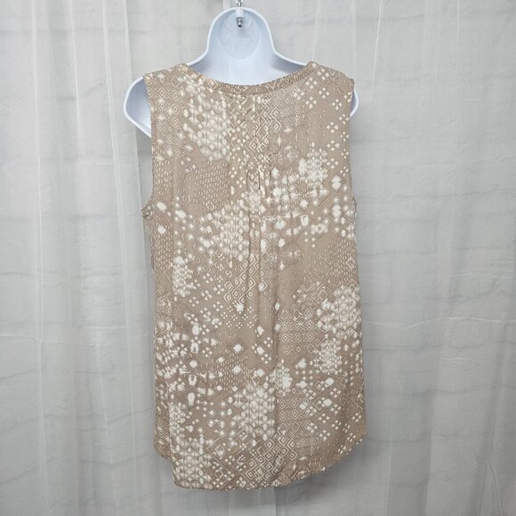 Sonoma Tan Aztec Boho Tank Festival Hippie L - Picture 6 of 11